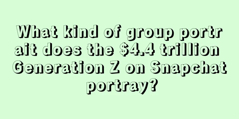 What kind of group portrait does the $4.4 trillion Generation Z on Snapchat portray?