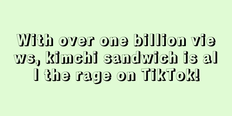 With over one billion views, kimchi sandwich is all the rage on TikTok!