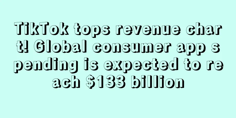 TikTok tops revenue chart! Global consumer app spending is expected to reach $133 billion