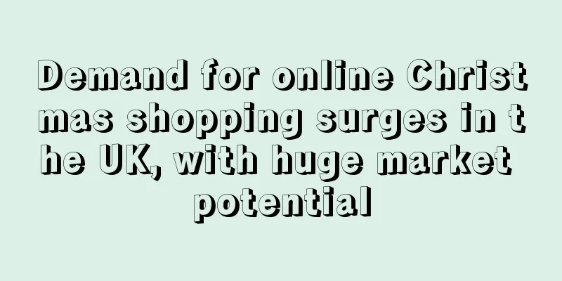 Demand for online Christmas shopping surges in the UK, with huge market potential