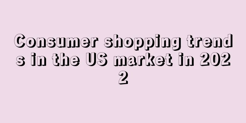 Consumer shopping trends in the US market in 2022