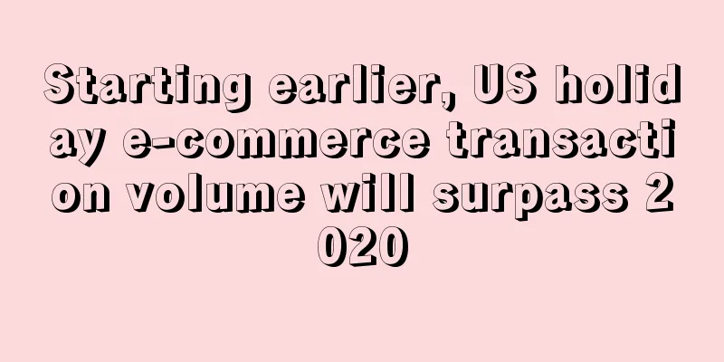 Starting earlier, US holiday e-commerce transaction volume will surpass 2020