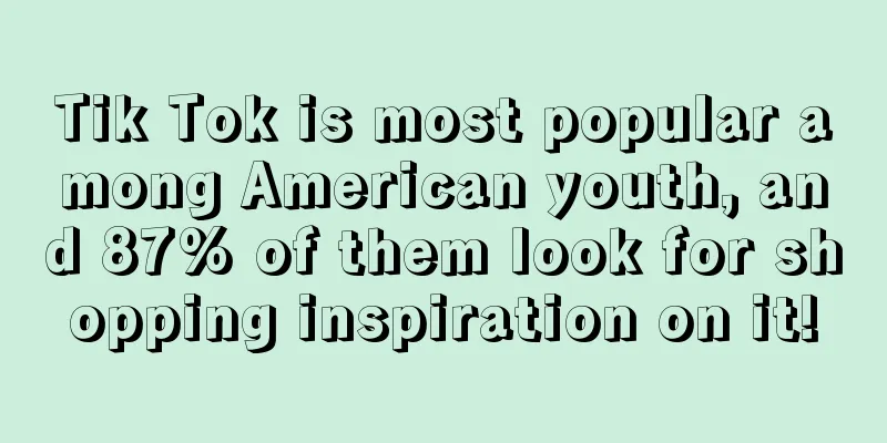 Tik Tok is most popular among American youth, and 87% of them look for shopping inspiration on it!