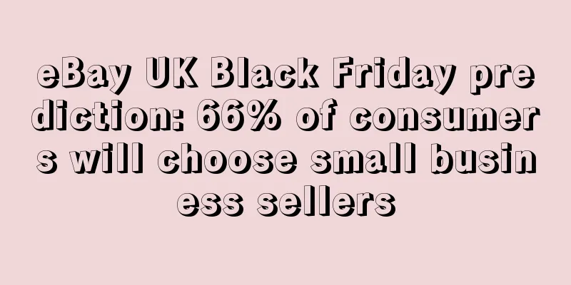 eBay UK Black Friday prediction: 66% of consumers will choose small business sellers