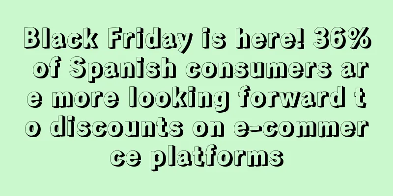 Black Friday is here! 36% of Spanish consumers are more looking forward to discounts on e-commerce platforms