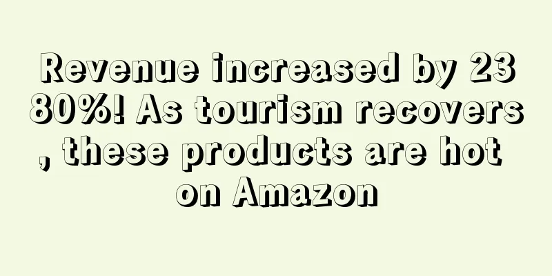 Revenue increased by 2380%! As tourism recovers, these products are hot on Amazon