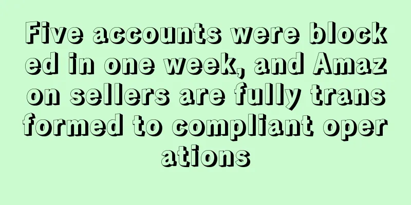 Five accounts were blocked in one week, and Amazon sellers are fully transformed to compliant operations