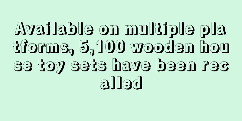 Available on multiple platforms, 5,100 wooden house toy sets have been recalled