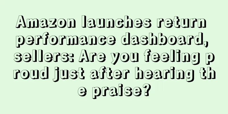 Amazon launches return performance dashboard, sellers: Are you feeling proud just after hearing the praise?
