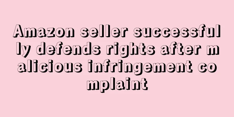 Amazon seller successfully defends rights after malicious infringement complaint