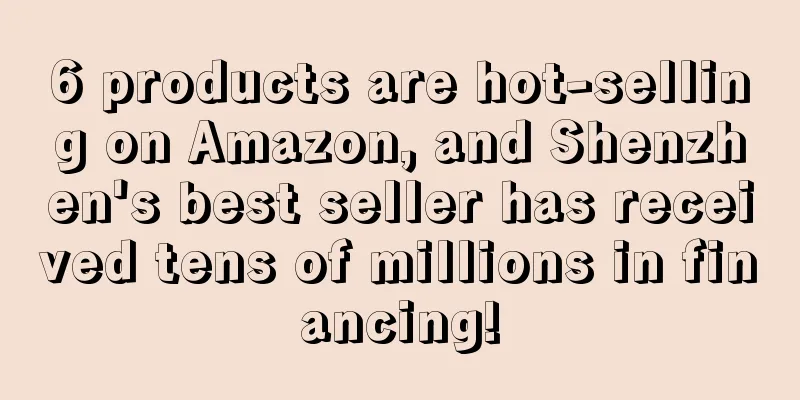 6 products are hot-selling on Amazon, and Shenzhen's best seller has received tens of millions in financing!