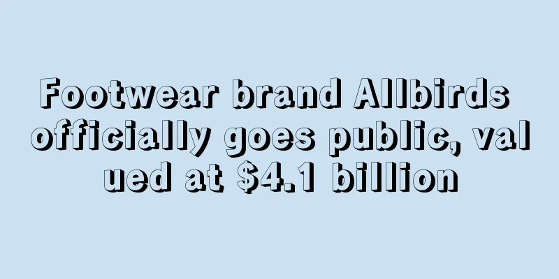 Footwear brand Allbirds officially goes public, valued at $4.1 billion