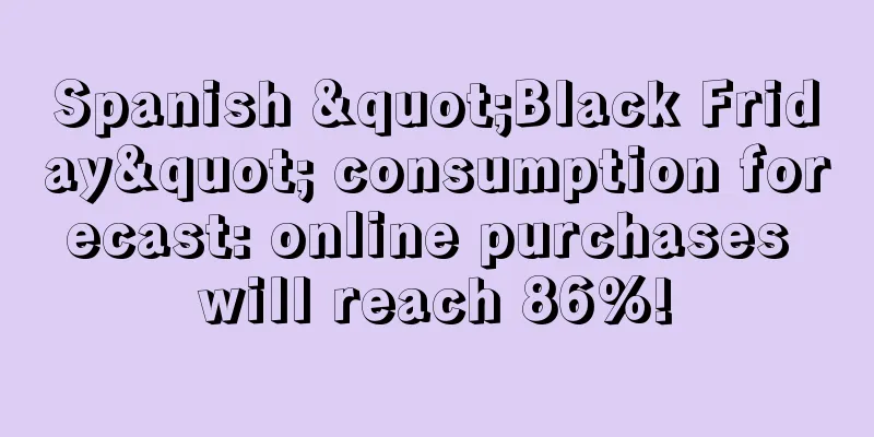 Spanish "Black Friday" consumption forecast: online purchases will reach 86%!