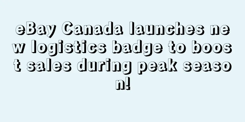 eBay Canada launches new logistics badge to boost sales during peak season!