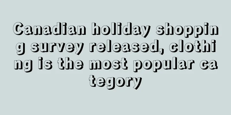 Canadian holiday shopping survey released, clothing is the most popular category