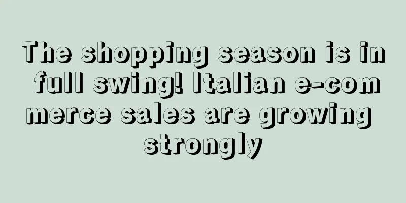 The shopping season is in full swing! Italian e-commerce sales are growing strongly