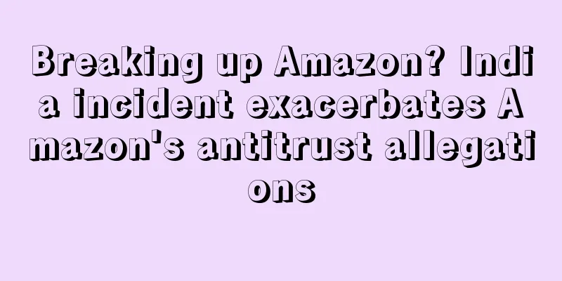 Breaking up Amazon? India incident exacerbates Amazon's antitrust allegations