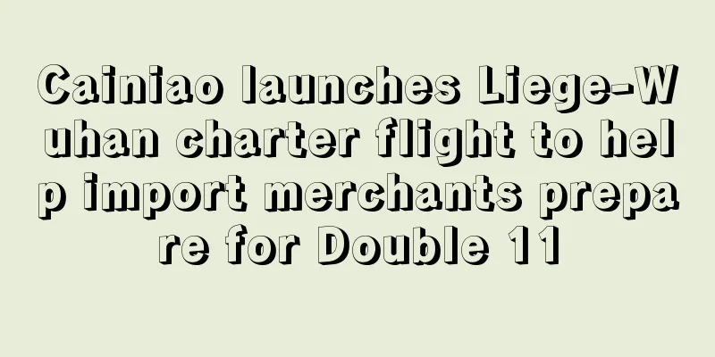 Cainiao launches Liege-Wuhan charter flight to help import merchants prepare for Double 11