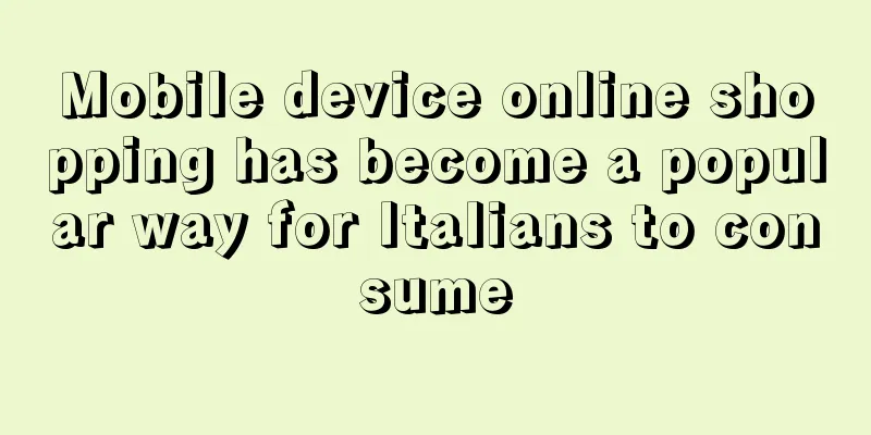 Mobile device online shopping has become a popular way for Italians to consume