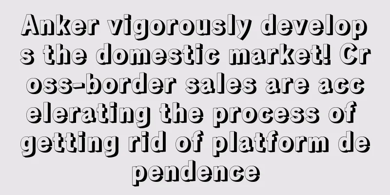 Anker vigorously develops the domestic market! Cross-border sales are accelerating the process of getting rid of platform dependence