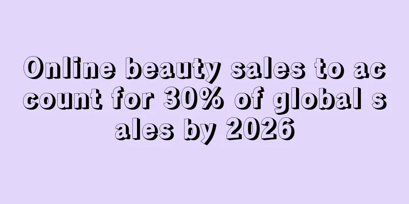 Online beauty sales to account for 30% of global sales by 2026