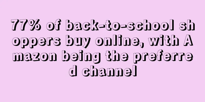 77% of back-to-school shoppers buy online, with Amazon being the preferred channel