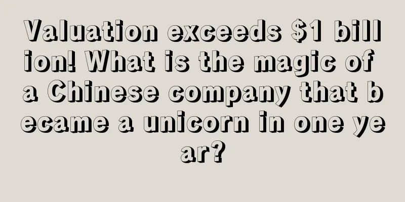 Valuation exceeds $1 billion! What is the magic of a Chinese company that became a unicorn in one year?