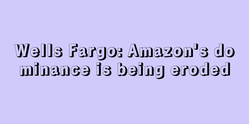 Wells Fargo: Amazon's dominance is being eroded