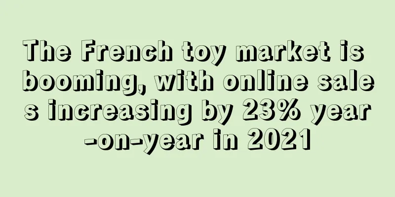 The French toy market is booming, with online sales increasing by 23% year-on-year in 2021