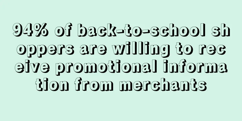 94% of back-to-school shoppers are willing to receive promotional information from merchants