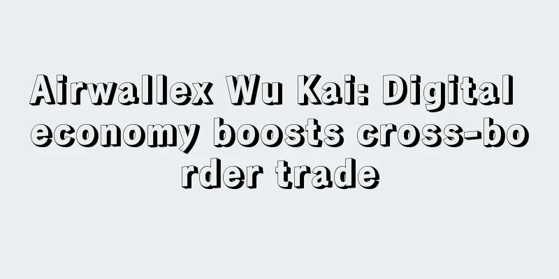 Airwallex Wu Kai: Digital economy boosts cross-border trade
