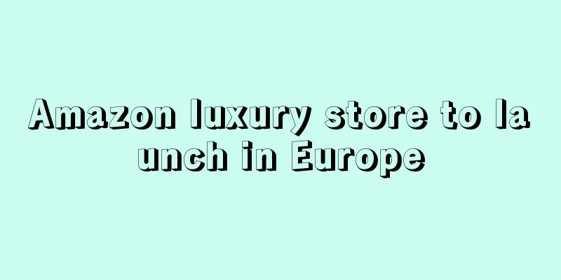 Amazon luxury store to launch in Europe