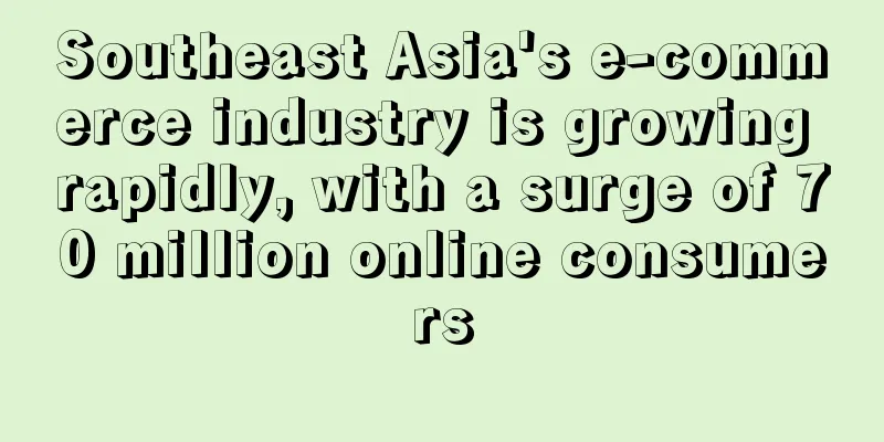 Southeast Asia's e-commerce industry is growing rapidly, with a surge of 70 million online consumers