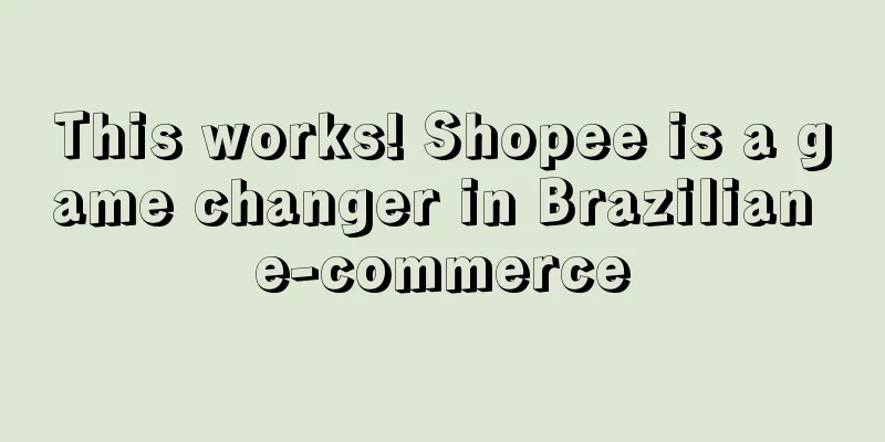 This works! Shopee is a game changer in Brazilian e-commerce