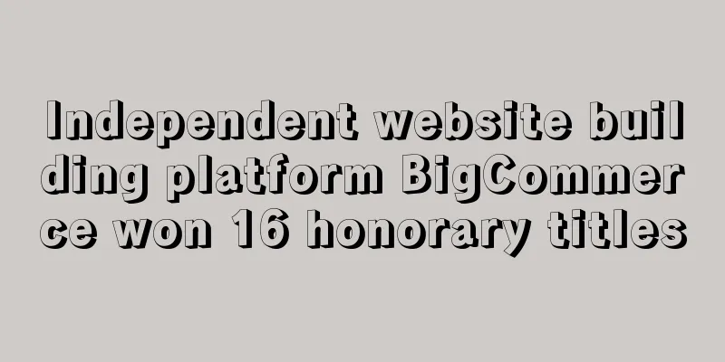 Independent website building platform BigCommerce won 16 honorary titles