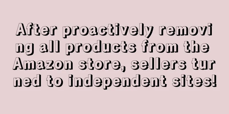 After proactively removing all products from the Amazon store, sellers turned to independent sites!