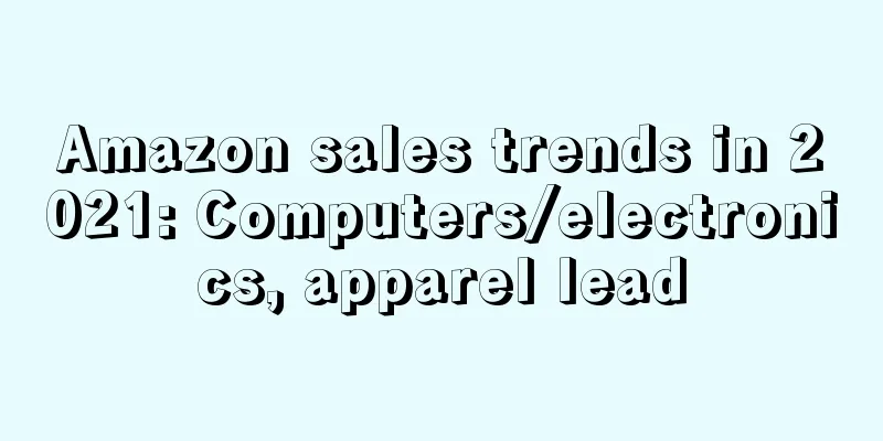 Amazon sales trends in 2021: Computers/electronics, apparel lead