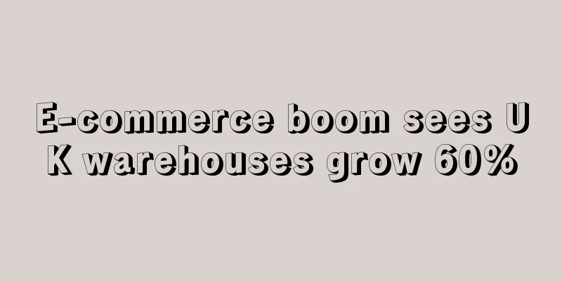 E-commerce boom sees UK warehouses grow 60%