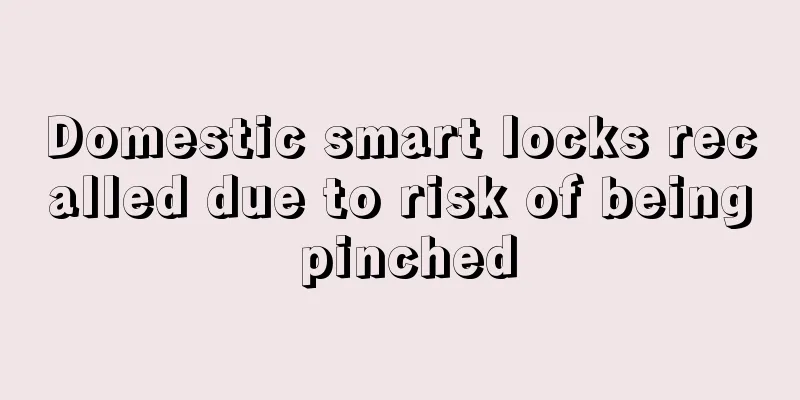 Domestic smart locks recalled due to risk of being pinched