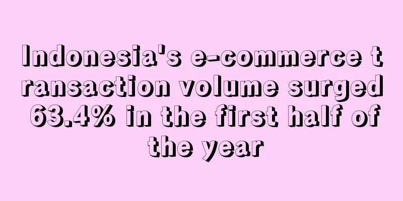 Indonesia's e-commerce transaction volume surged 63.4% in the first half of the year