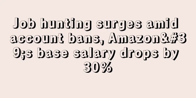Job hunting surges amid account bans, Amazon's base salary drops by 30%
