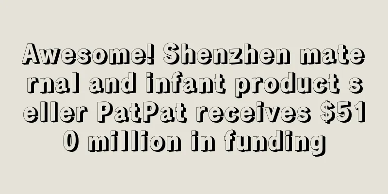 Awesome! Shenzhen maternal and infant product seller PatPat receives $510 million in funding