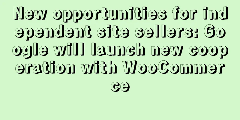 New opportunities for independent site sellers: Google will launch new cooperation with WooCommerce
