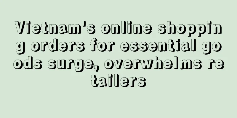 Vietnam's online shopping orders for essential goods surge, overwhelms retailers