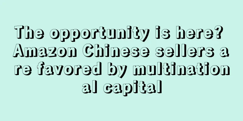 The opportunity is here? Amazon Chinese sellers are favored by multinational capital