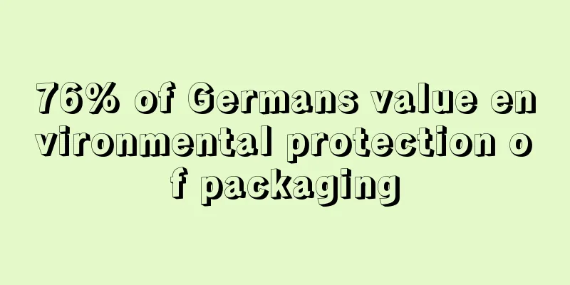 76% of Germans value environmental protection of packaging