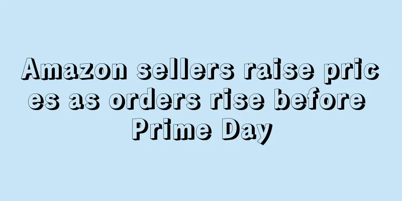 Amazon sellers raise prices as orders rise before Prime Day