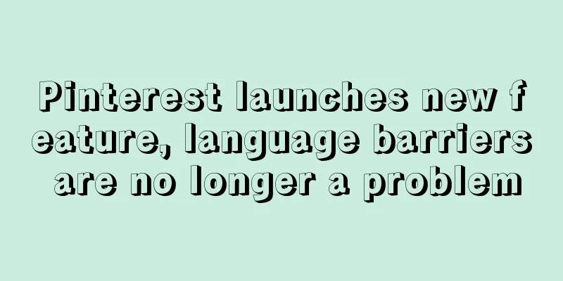 Pinterest launches new feature, language barriers are no longer a problem