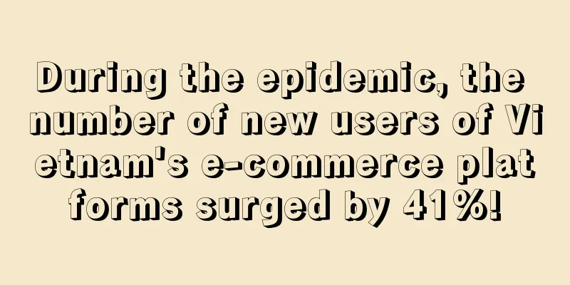 During the epidemic, the number of new users of Vietnam's e-commerce platforms surged by 41%!