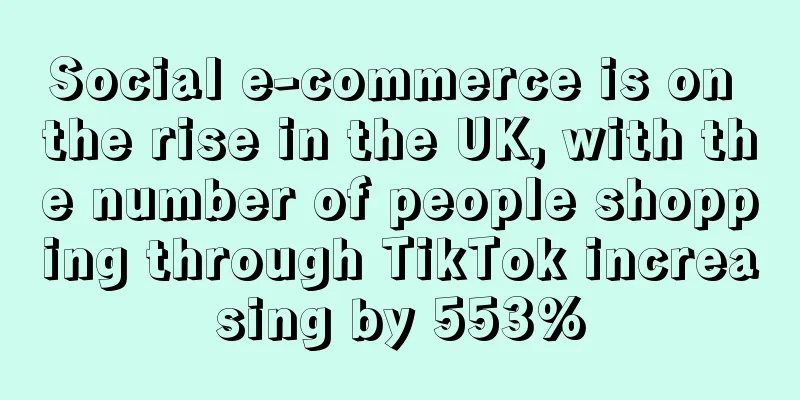 Social e-commerce is on the rise in the UK, with the number of people shopping through TikTok increasing by 553%